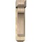 Ekena Millwork Legacy Craftsman Rough Sawn Bracket w/ Offset Brace, Douglas Fir, 6"W x 18"D x 26"H BKT0604X18X26LEC04RDF - alternate 2
